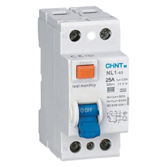 INTERRUTTORE DIFFERENZIALE PURO 2P - 25A-Impiantistica civile-Ecanshop