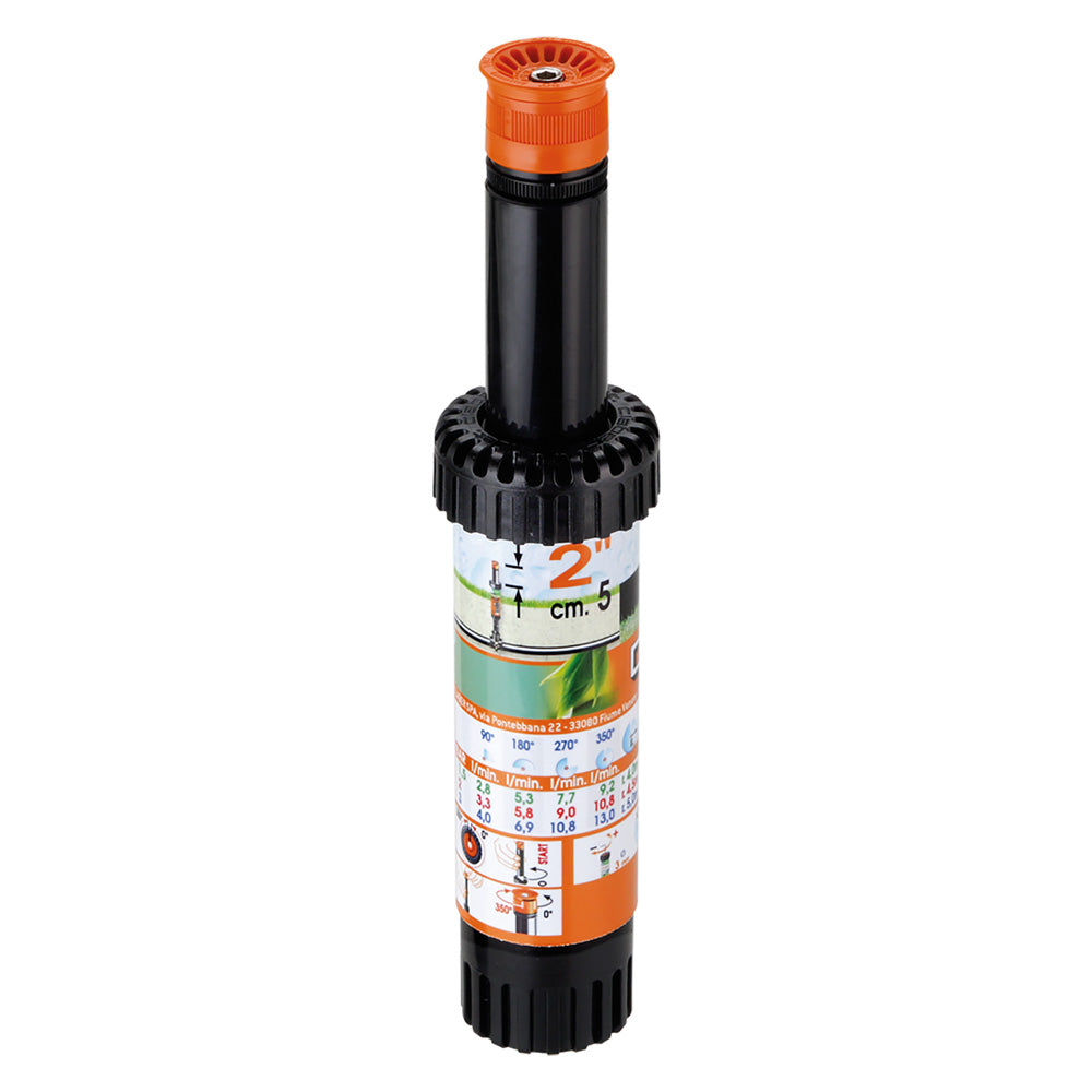 IRRIGATORE POP-UP STATICO REGOLABILE Art. 90019 alzo cm 10 - 6 lt/min.-Macroirrigazione-Ecanshop