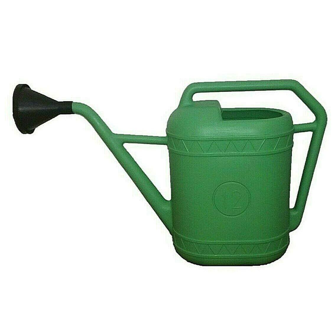 Innaffiatoio in plastica annaffiatoio 12lt con manico e doccetta per da giardino-Giardinaggio-Ecanshop