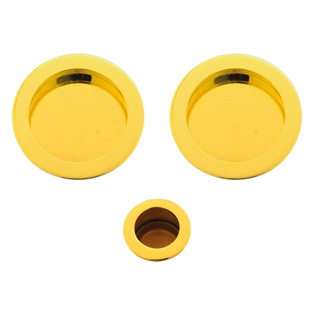 KIT MANIGLIE PER PORTE SCORREVOLI finitura cromo satinato-Serrature per legno e accessori-Ecanshop