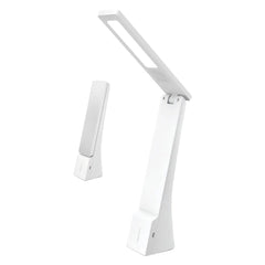 LAMPADA DA TAVOLO RICARICABILE A LED 4 watt - colore bianco/argento-Proiettori,lampade e neon-Ecanshop