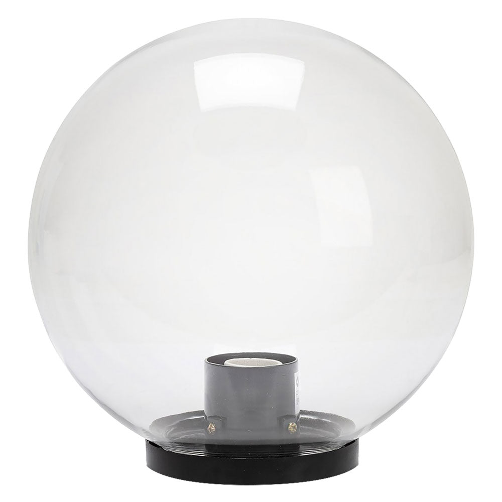 LANTERNA TESTA-PALO 'GLOBO' Ø cm.30 - trasparente-Arredo giardino e terrazzi-Ecanshop