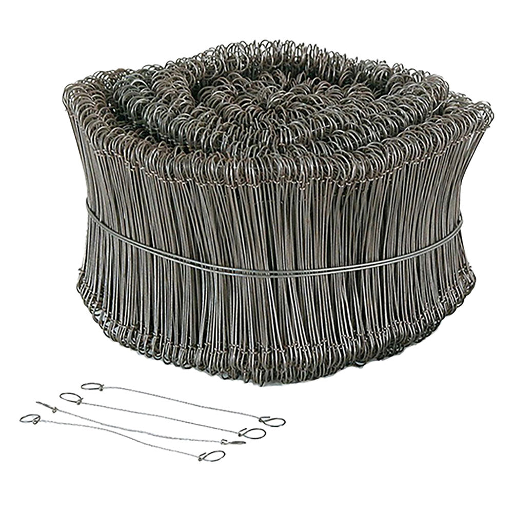 LEGACCI FILO FERRO LUCIDO mm 140 - cf. 1000 pz-Fili metallici ed accessori-Ecanshop