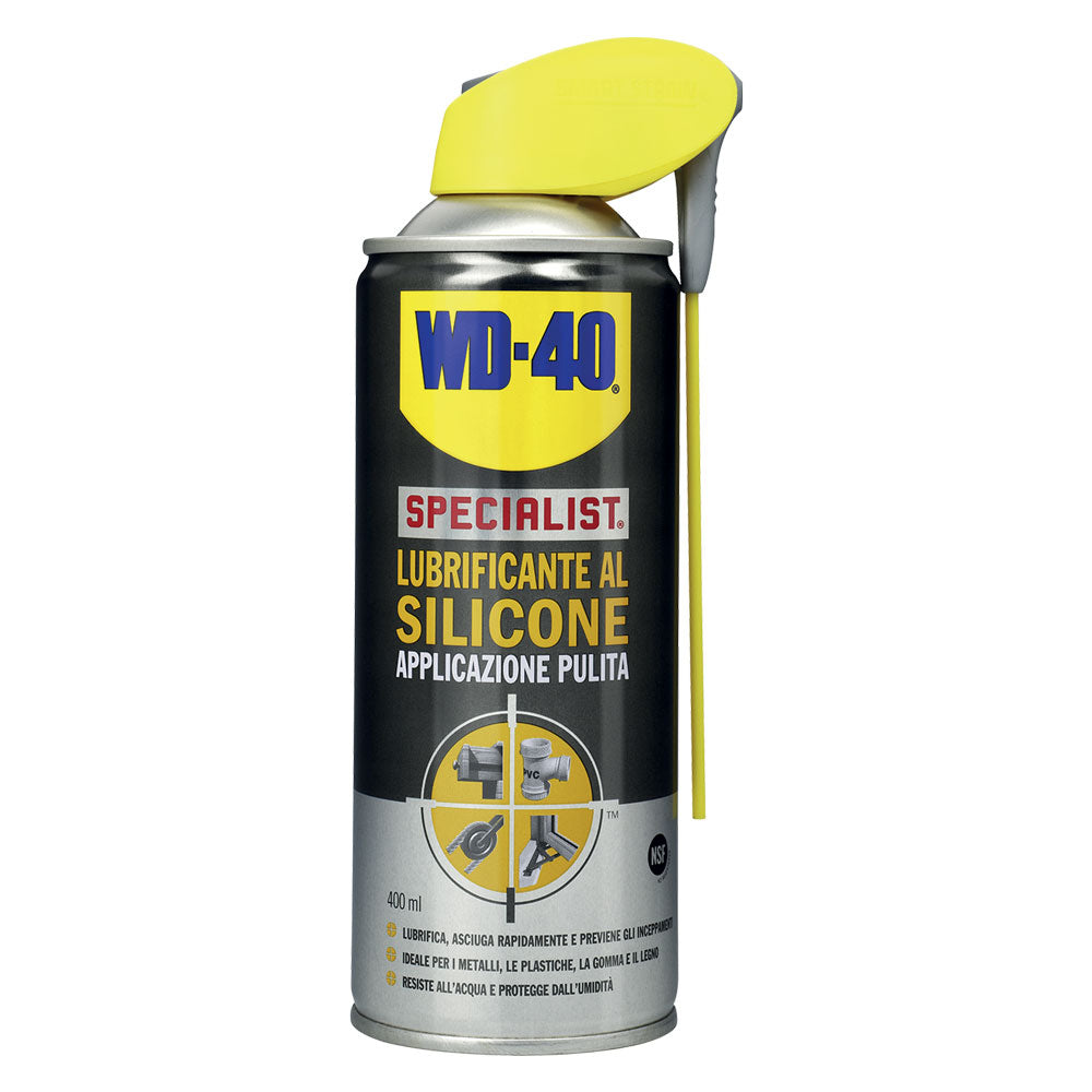 LUBRIFICANTE AL SILICONE SPRAY ml 400-Lubrificanti per motori-Ecanshop