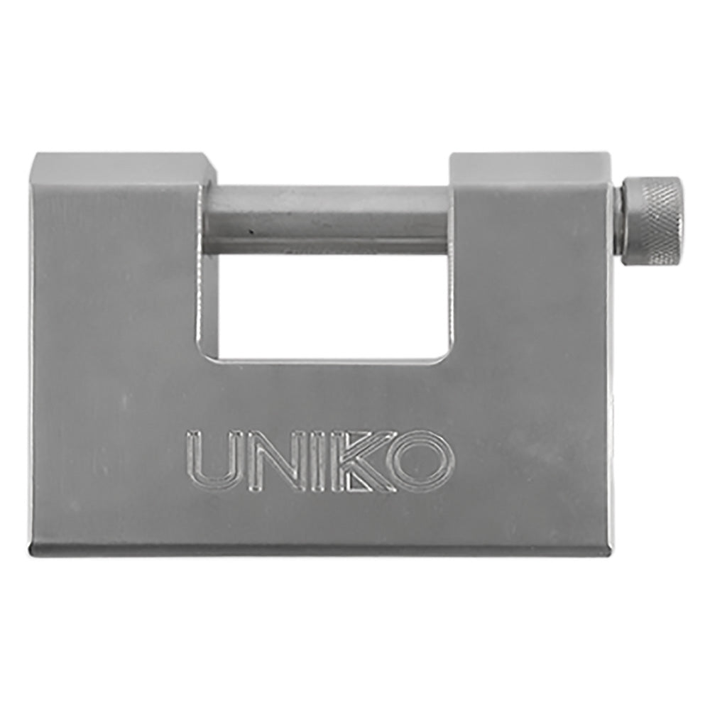LUCCHETTO MONOBLOCCO TEMPRATO 'UNIKO' mm 95-FERRAMENTA-Ecanshop