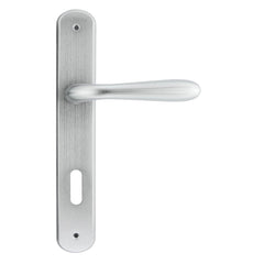 MANIGLIA 'GOCCIA' Q8 x 70 - cromo satinato-Maniglieria porte/finestre/mobili e acc.-Ecanshop