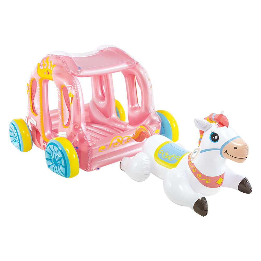 MATERASSINO GONFIABILE 'CARROZZA PRINCIPESSE' 56514-Piscine, gonfiabili ed accessori-Ecanshop