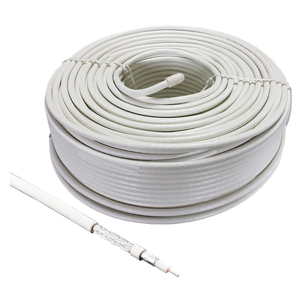 CAVO COASSIALE TV/SAT Ø 5 mm ± 0,8 mm x 15 metri