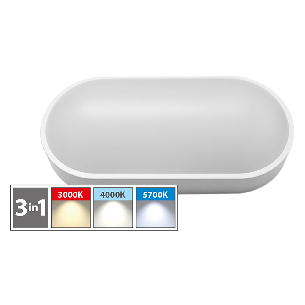 PLAFONIERA LED OVALE 'BV' 18W - 1600 lumen