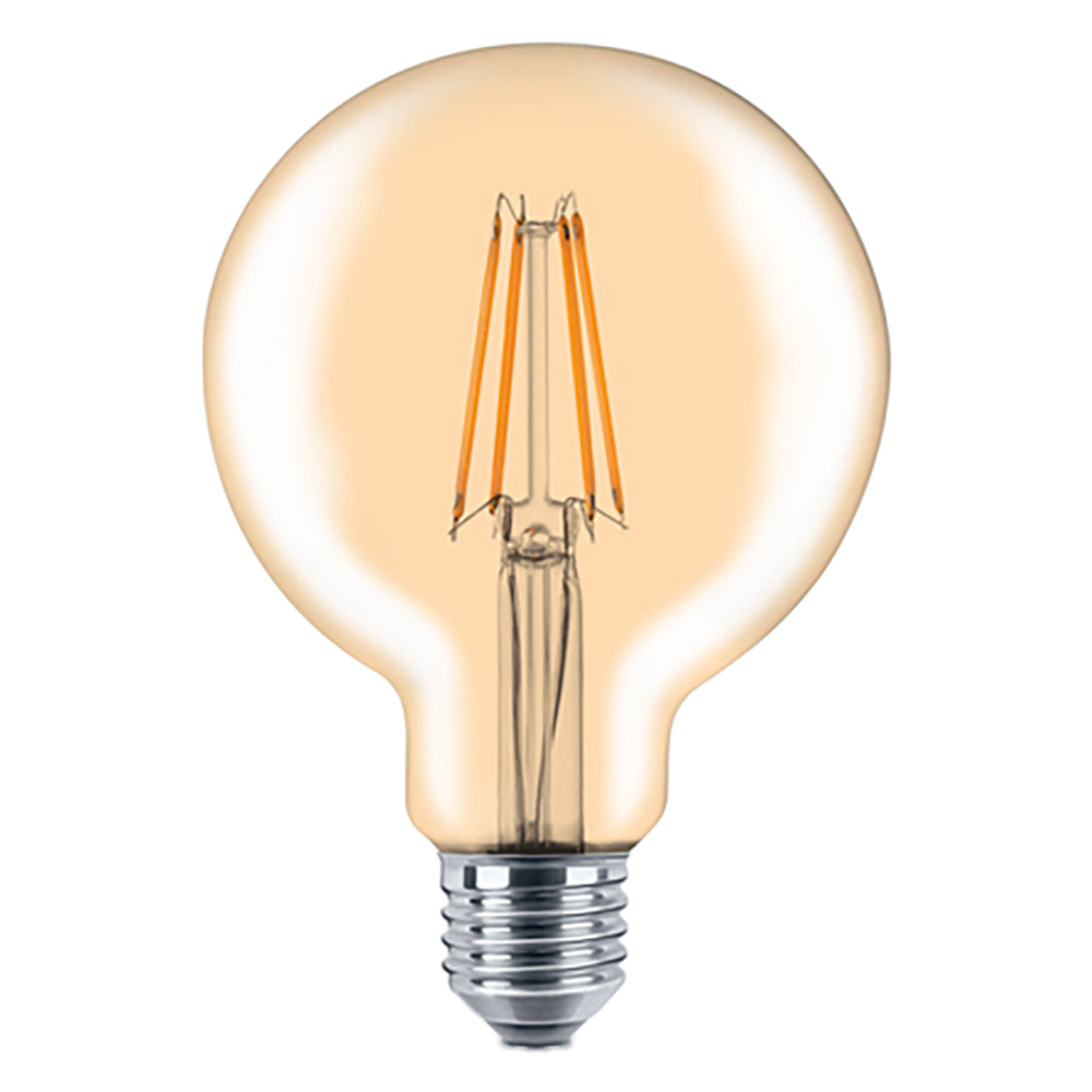 LAMPADA LED A FILAMENTO VINTAGE 'GLOBO' CALDA 2700K  8W=69W E27 - lm 950