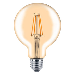 LAMPADA LED A FILAMENTO VINTAGE 'GLOBO' CALDA 2700K  8W=69W E27 - lm 950