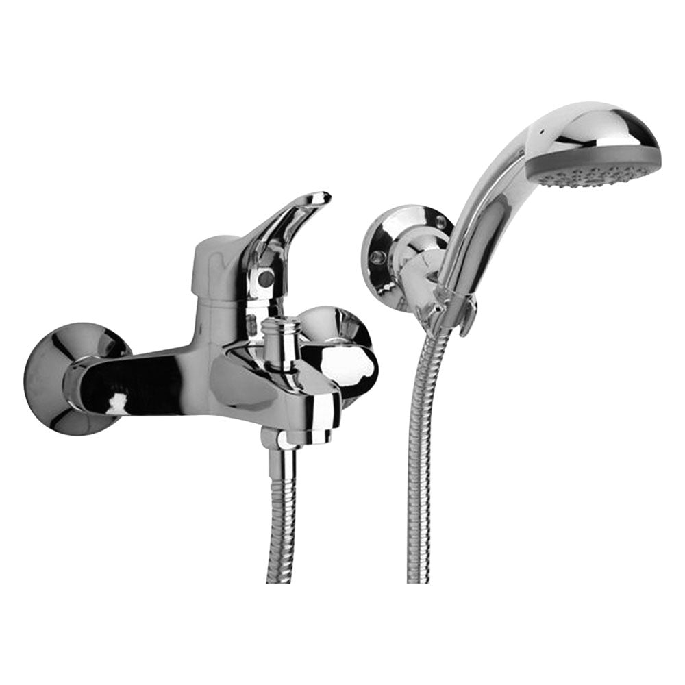 MONOCOMANDO ESTERNO VASCA 'ARIEL' cromato-Monocomandi e altra rubinetteria-Ecanshop