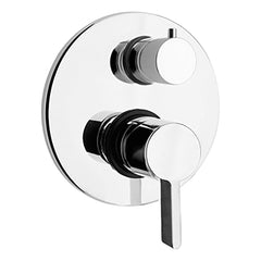 MONOCOMANDO INCASSO DOCCIA 'ABBRACCI' cromato-Monocomandi e altra rubinetteria-Ecanshop