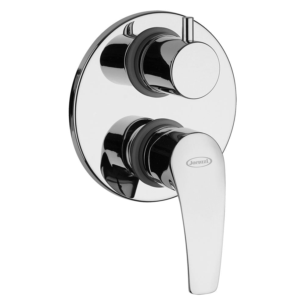 MONOCOMANDO INCASSO DOCCIA 'LUCENTE' cromato-Monocomandi e altra rubinetteria-Ecanshop