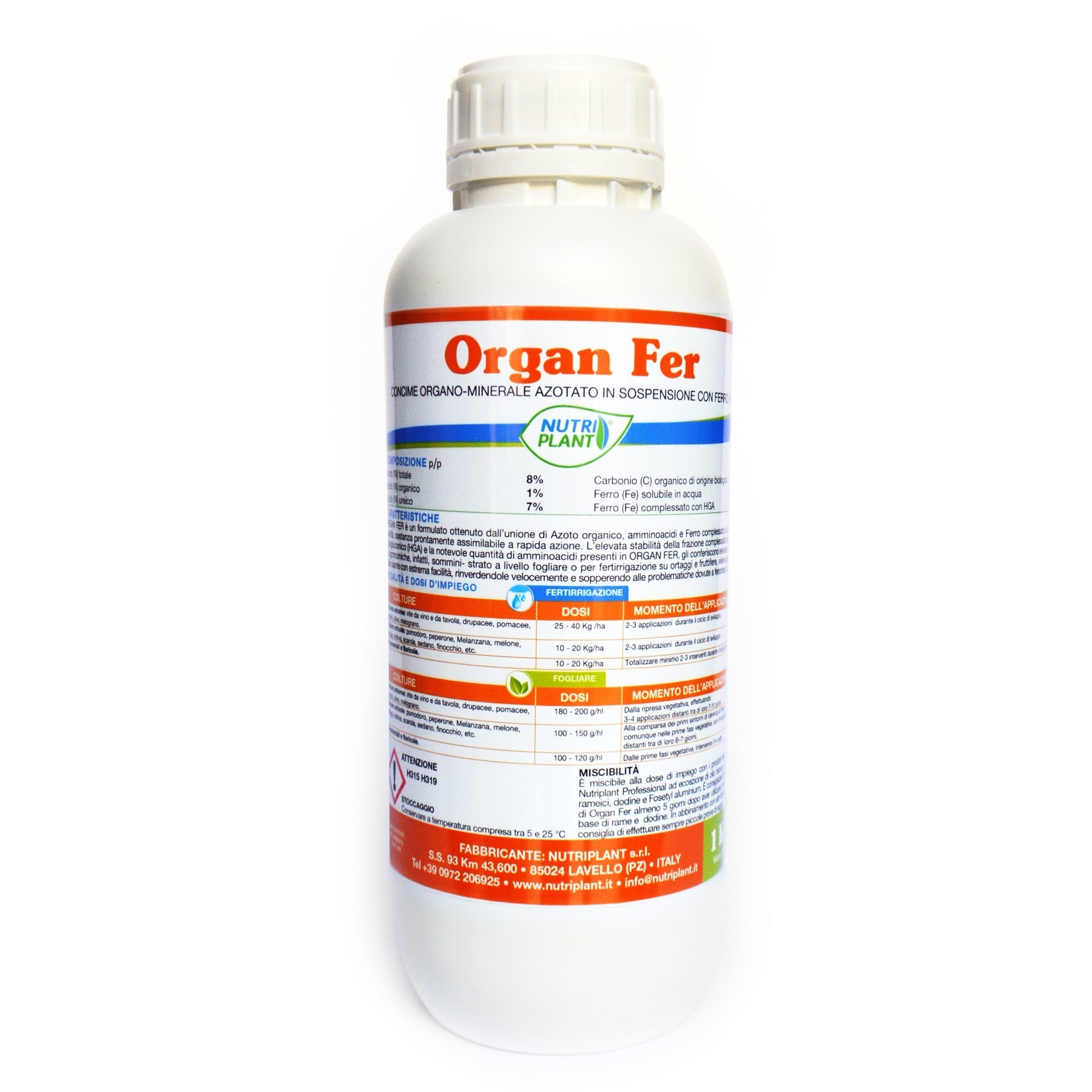 Organ-fer concime organo minerale azotato con ferro-CONCIME-Ecanshop