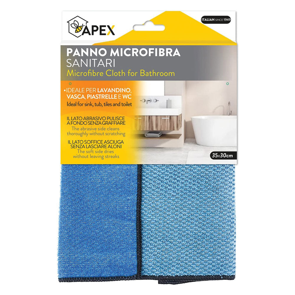 PANNO MICROFIBRA PER SANITARI cm 35 x 30-Ecanshop