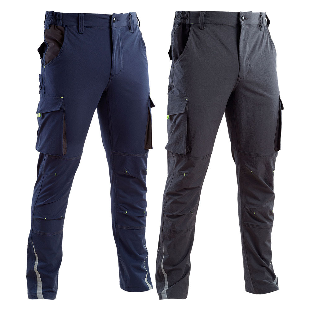 PANTALONE DA LAVORO 'RIDER' Tg. L - colore grigio-Indumenti da lavoro-Ecanshop