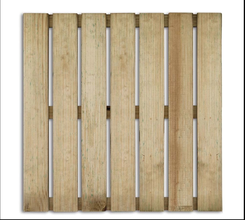 PEDANA PER GIARDINO IN LEGNO cm 50 x 50 x H 3,2