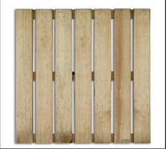 PEDANA PER GIARDINO IN LEGNO cm 50 x 50 x H 3,2