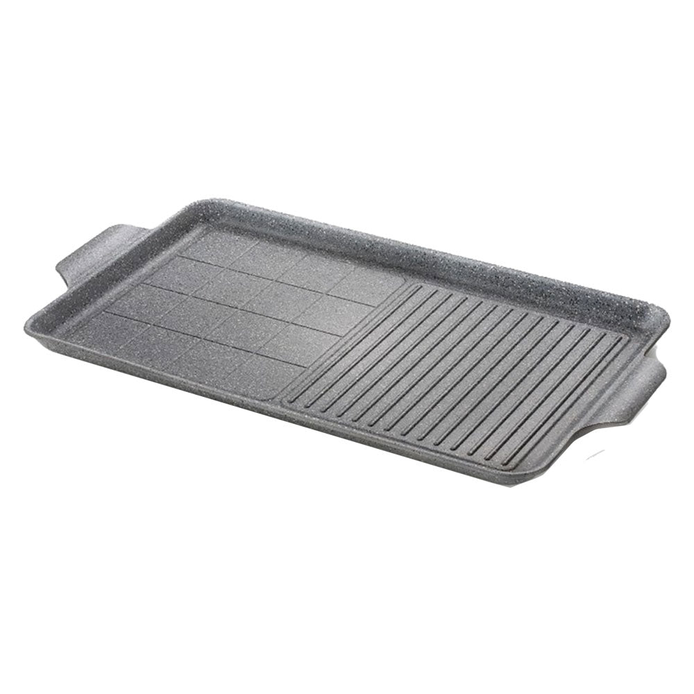 PIASTRA GRILL 'CUORE DI PIETRA' cm. 50 x 30-Articoli da cucina-Ecanshop