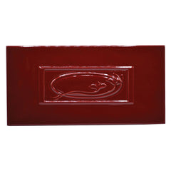PIASTRELLA RICAMBIO per stufa Rosa Liberty colore bordeaux-Stufe e cucine-Ecanshop