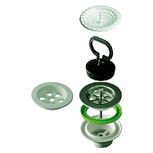 PILETTA PER LAVELLO 11/2 x 40-Sistemi di scarico acqua e accessori-Ecanshop