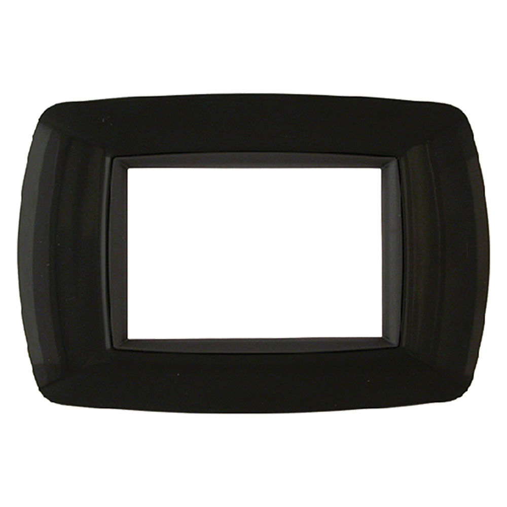 PLACCA COL. NERO 'LIFE' 7 posti -2987/N-Impiantistica civile-Ecanshop