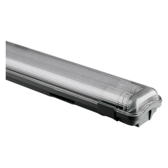 PLAFONIERA DOPPIO TUBO LED 2 x 22W-6400K mm.1560 x 112 x 63 mm-Proiettori,lampade e neon-Ecanshop