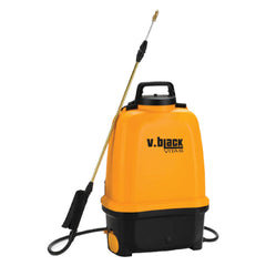 POMPA IRRORATRICE A BATTERIA 'V.BLACK VITA' Lt 16 - lancia telescopica alluminio/ottone-Macchine e attrezzature per irrorazione-Ecanshop
