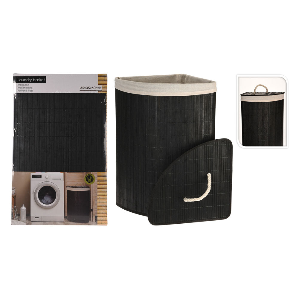 PORTABIANCHERIA ANGOLARE 'JAVIER' colore naturale-Contenitori per uso domestico-Ecanshop