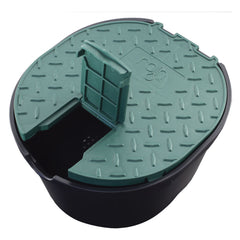 POZZETTO CIRCOLARE CON COPERCHIO ø cm 16,8 x 14,9 - H 11,6-Macroirrigazione-Ecanshop