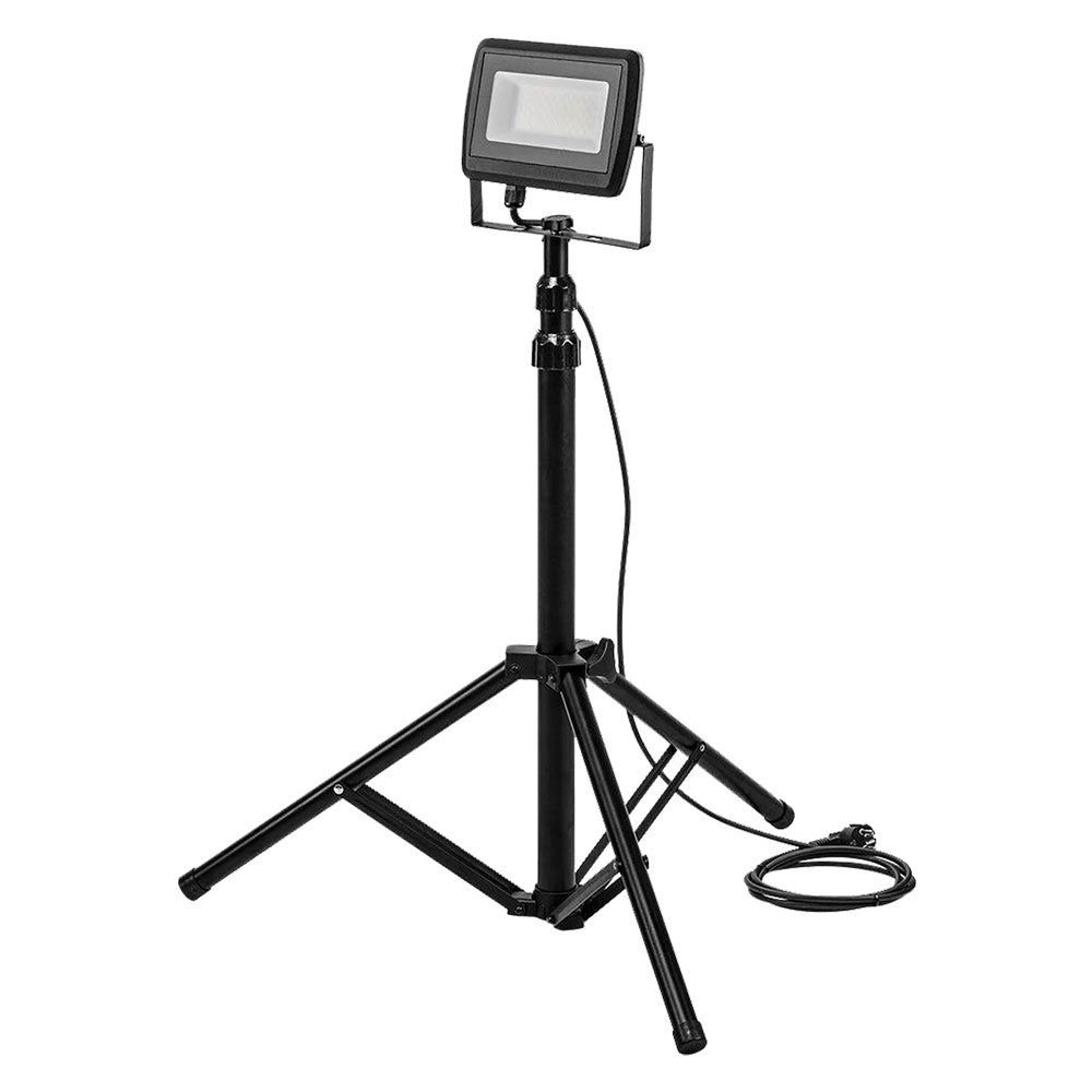 PROIETTORE LED CON TREPPIEDI singolo 1 x 50W - 4500 lumen/6500 K-MATERIALE ELETTRICO-Ecanshop