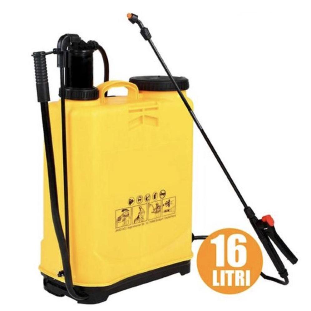 Pompa a spalla manuale 15 LT irroratrice per trattamenti e diserbo nebulizzatore-Materiale da lavoro-Ecanshop