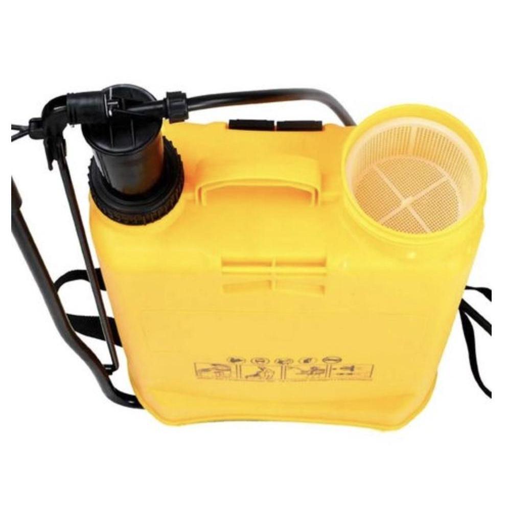 Pompa a spalla manuale 15 LT irroratrice per trattamenti e diserbo nebulizzatore-Materiale da lavoro-Ecanshop