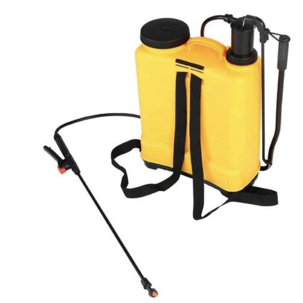 Pompa a spalla manuale 15 LT irroratrice per trattamenti e diserbo nebulizzatore-Materiale da lavoro-Ecanshop