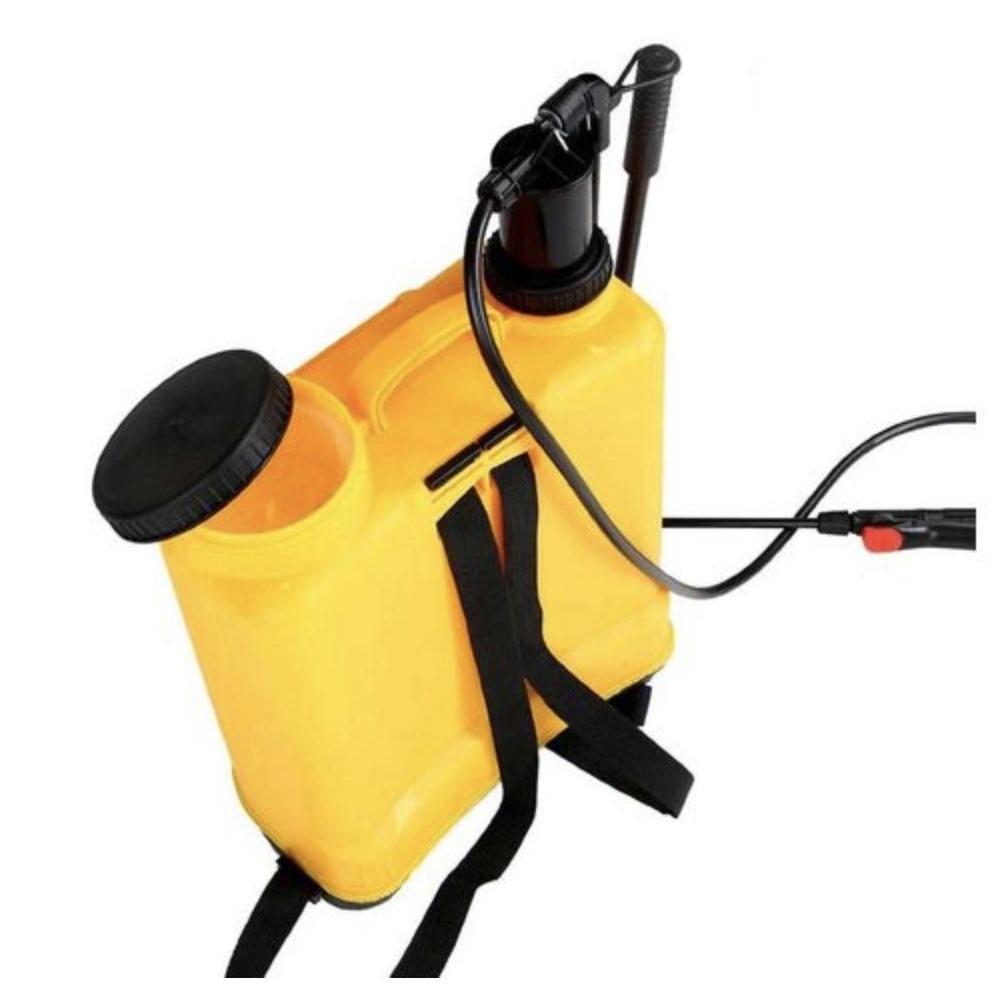 Pompa a spalla manuale 15 LT irroratrice per trattamenti e diserbo nebulizzatore-Materiale da lavoro-Ecanshop