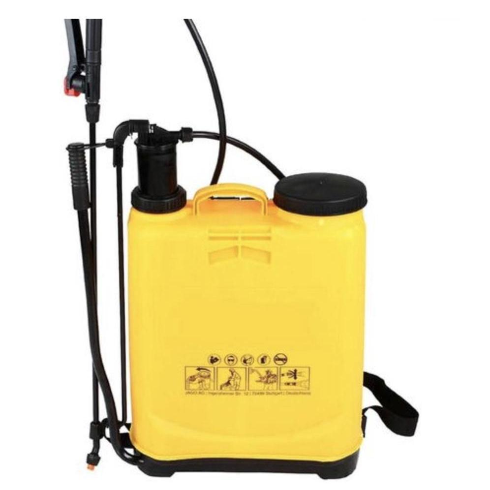 Pompa a spalla manuale 15 LT irroratrice per trattamenti e diserbo nebulizzatore-Materiale da lavoro-Ecanshop
