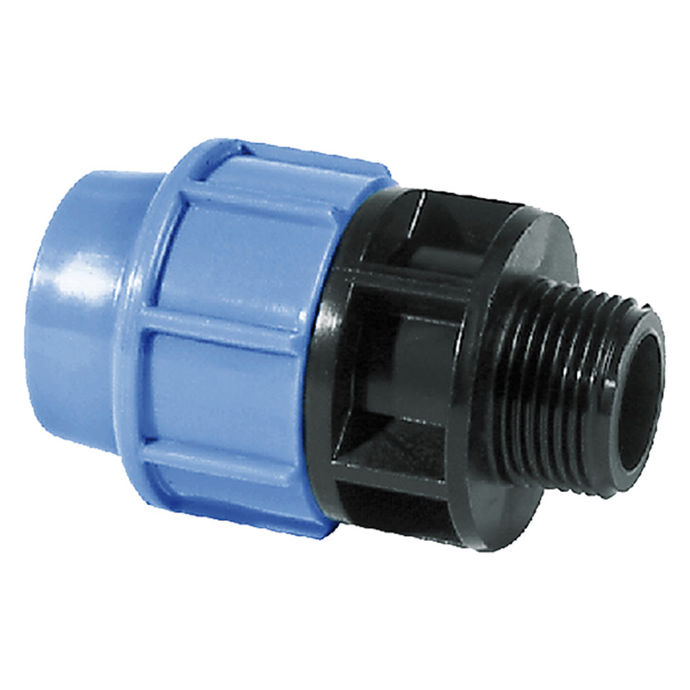 RACCORDO MASCHIO Ø 50 x 11/2-Raccorderia e tubazioni polipropilene-Ecanshop