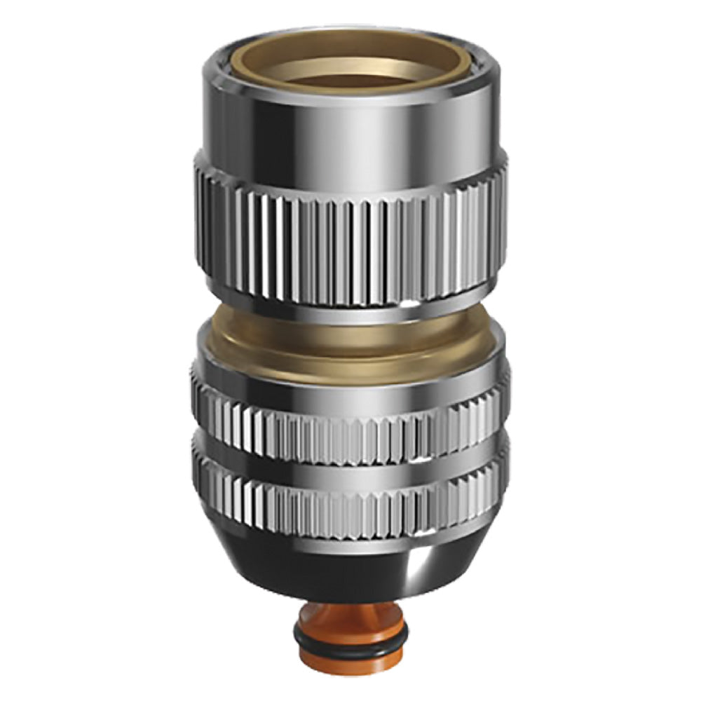 RACCORDO RAPIDO AQUASTOP IN METALLO Art. 9614 - 3/4 blister-Raccorderia da giardino-Ecanshop