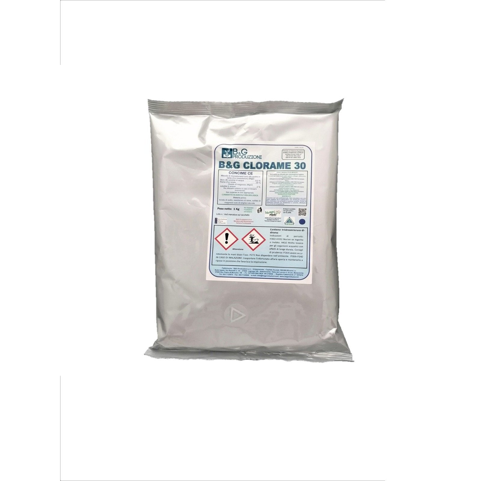 RAME FUNGICIDA PER PIANTE ossicloruro orto vite olive agricoltura biologico 1 kg-Fungicida-Ecanshop