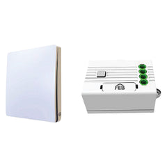 RELE' IMPULSIVO SINGOLO CON PULSANTE SINGOLO '9303' art. 9320 + 9324-Impiantistica civile-Ecanshop