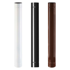 TUBO SMALTATO PER STUFE cm 50 ø 10 bianco