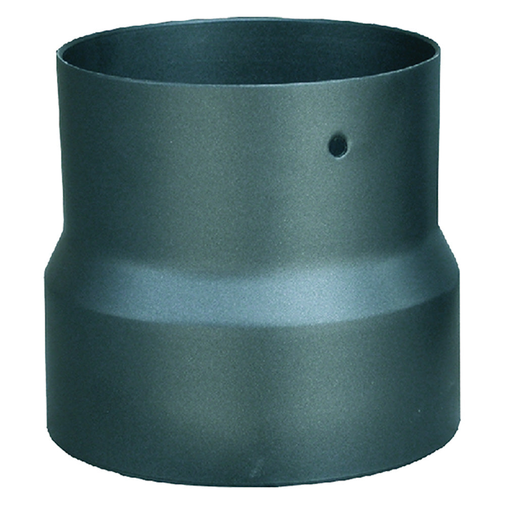 RIDUZIONE IN ACCIAIO ø cm 15 F-13 M-Fumisteria acciaio nero e accessori-Ecanshop