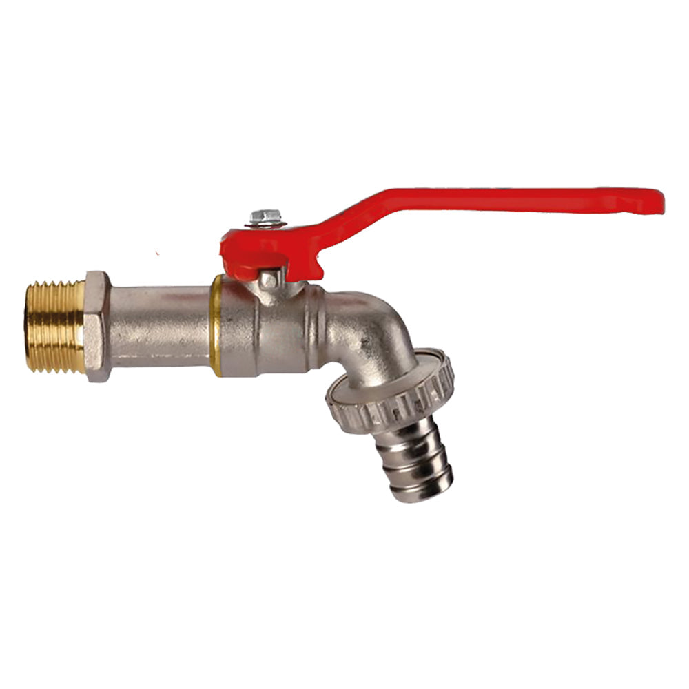 RUBINETTO PORTAGOMMA A SFERA 3/4 - pz. 1-BLISTER 'KONCRETO'-Ecanshop