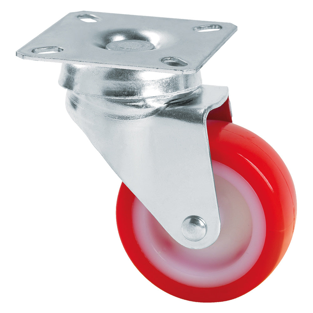 RUOTA PER MOBILI ART. 235 ø 40 - piastra mm 40 x 40-Ruote per carrelli/mobili e accessori-Ecanshop