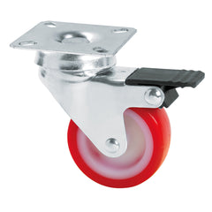 RUOTA PER MOBILI ART. 235/BIS ø 50 - piastra mm 40 x 40-Ruote per carrelli/mobili e accessori-Ecanshop
