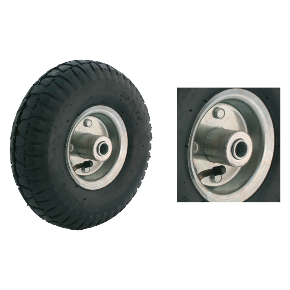 RUOTA PNEUMATICA PER CARRELLI 2 mozzi - ø mm 250-Attrezz. per sollevamento e trasporto-Ecanshop