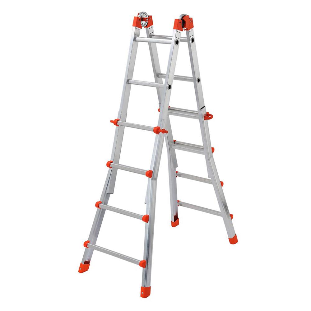 SCALA MULTIUSO 'PEPPINA' 4+4 Gradini - cm 377-CASALINGHI-Ecanshop