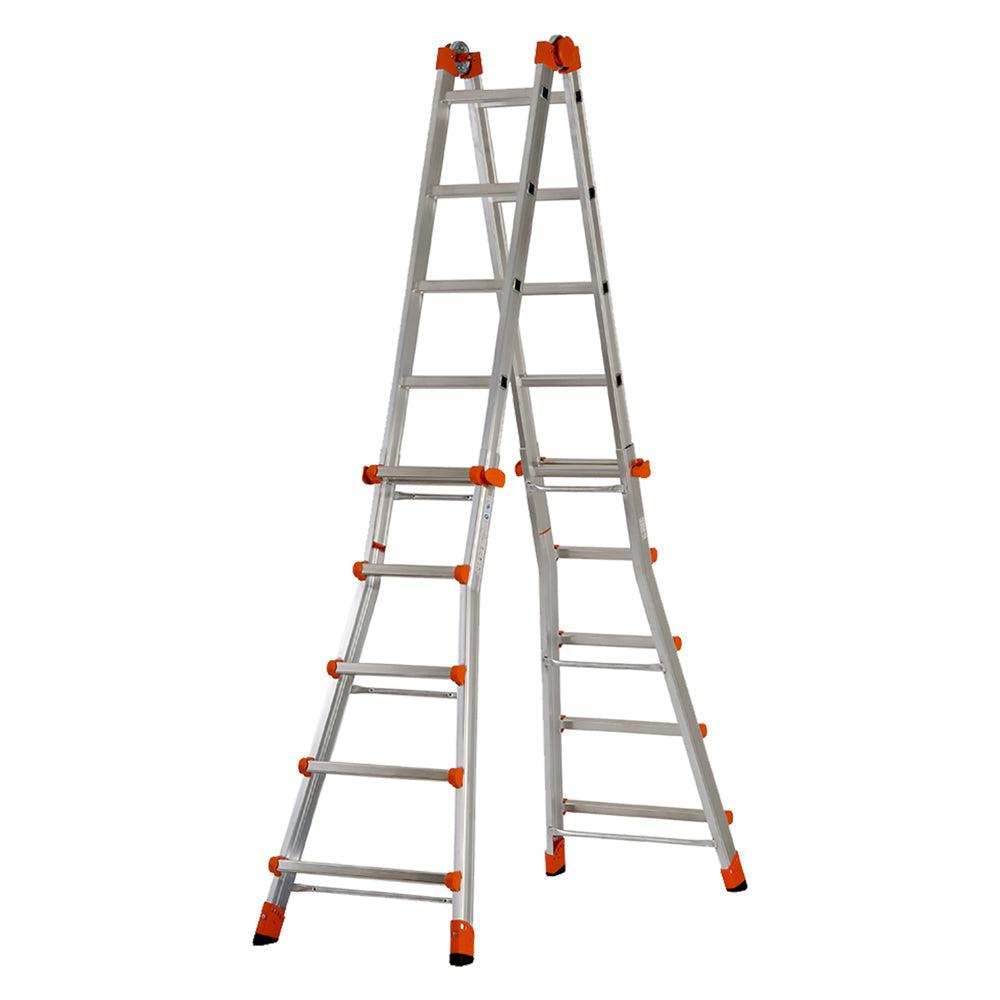 SCALA MULTIUSO 'PEPPINA' super 4+5 gr. ap. cm 429/ch. cm 141-CASALINGHI-Ecanshop