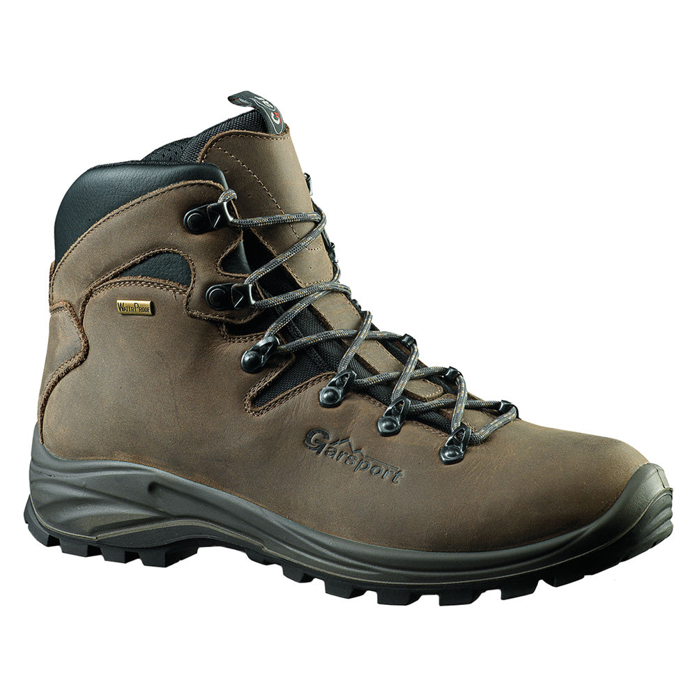 SCARPE PER TREKKING ALTE 'STELVIO TEX' N. 45 - marrone-Calzature per trekking e sport-Ecanshop